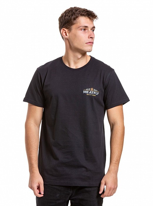 Triko MEAT FLY LAMPY T-SHIRT BLACK