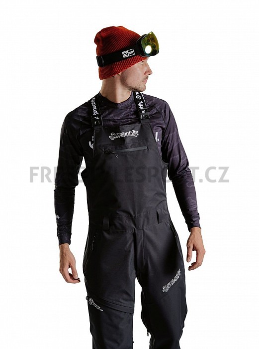 Unisex SNOWBOARD & SKI laclové kalhoty MEATFLY KENNY 2024/25 BLACK