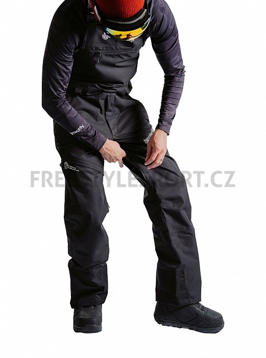Unisex SNOWBOARD & SKI laclové kalhoty MEATFLY KENNY 2024/25 BLACK