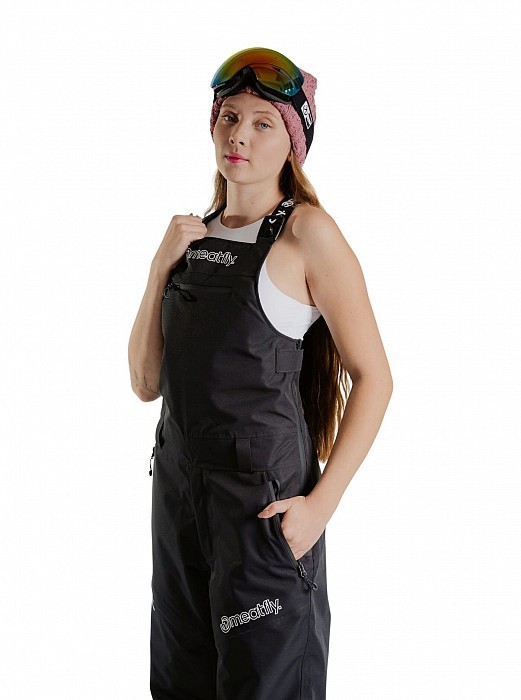 Unisex SNOWBOARD & SKI laclové kalhoty MEATFLY KENNY 2024/25 BLACK