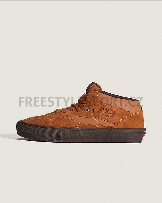 Tenisky VANS HALF CAB BROWN/GUM