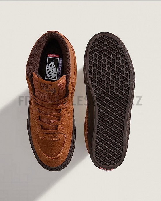 Tenisky VANS HALF CAB BROWN/GUM