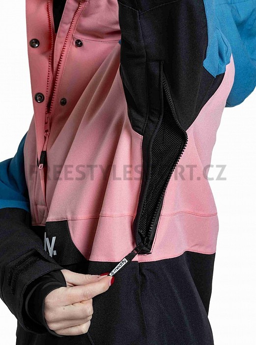 Dámská bunda MEATFLY AIKO FLAMINGO PINK/BLACK
