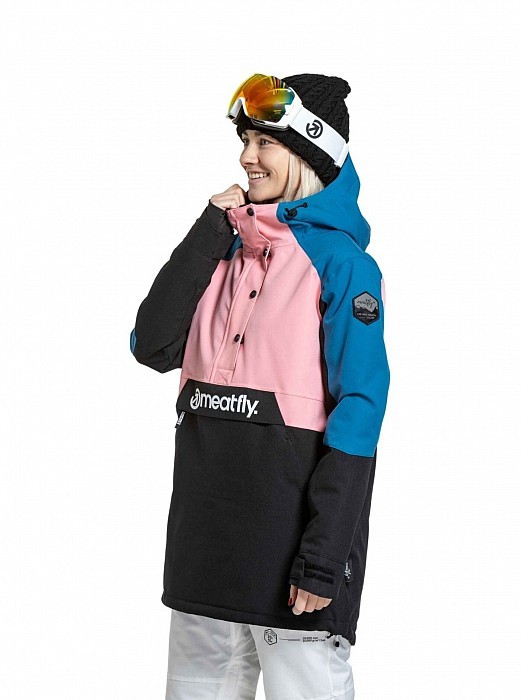 Dámská bunda MEATFLY AIKO FLAMINGO PINK/BLACK