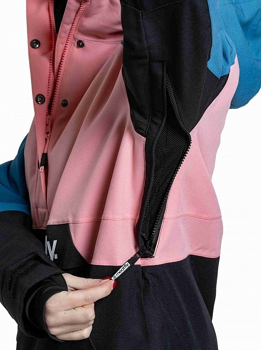 Dámská bunda MEATFLY AIKO FLAMINGO PINK/BLACK