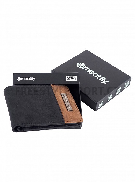 Peněženka MEATFLY MARVE WALLET BLACK