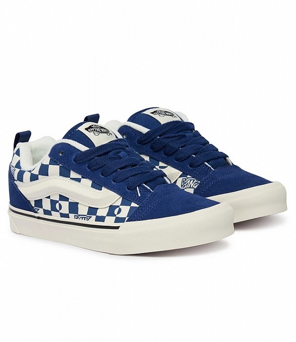 Tenisky VANS KNU SKOOL GEO CHECK INDIGO