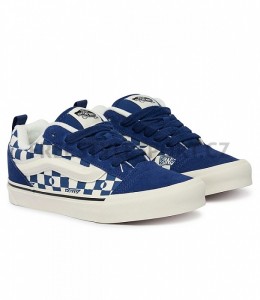 Tenisky VANS KNU SKOOL GEO CHECK INDIGO
