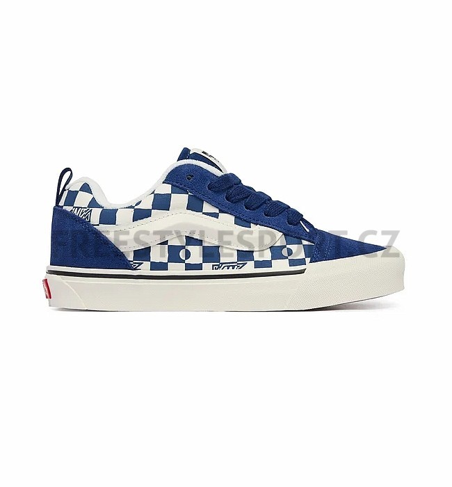 Tenisky VANS KNU SKOOL GEO CHECK INDIGO