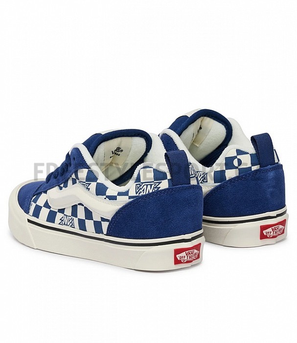 Tenisky VANS KNU SKOOL GEO CHECK INDIGO