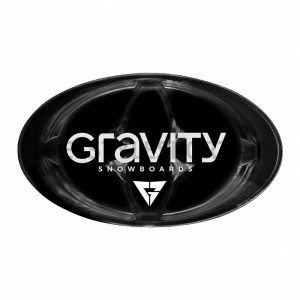 GRIP na SNOWBOARD LOGO MAT BLACK/WHITE