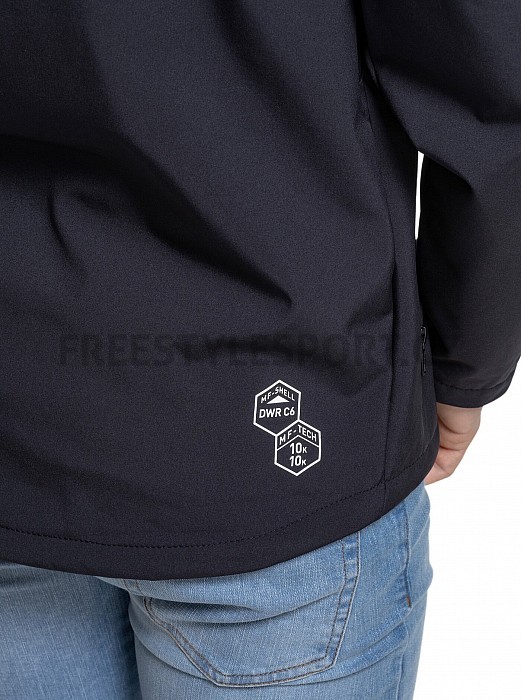 Bunda MEATFLY RASMUSSEN SOFTSHELL JACKET LOGO BLACK
