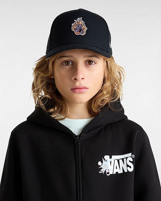 Mikina VANS VSUPER FULL ZIP BLACK