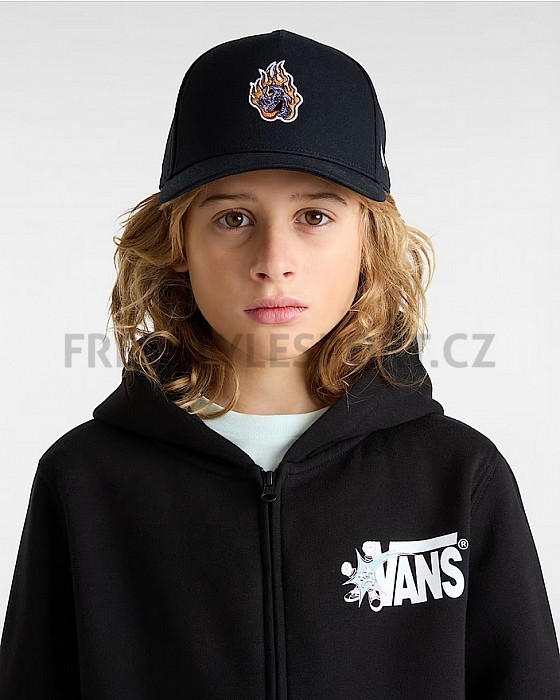 Mikina VANS VSUPER FULL ZIP BLACK