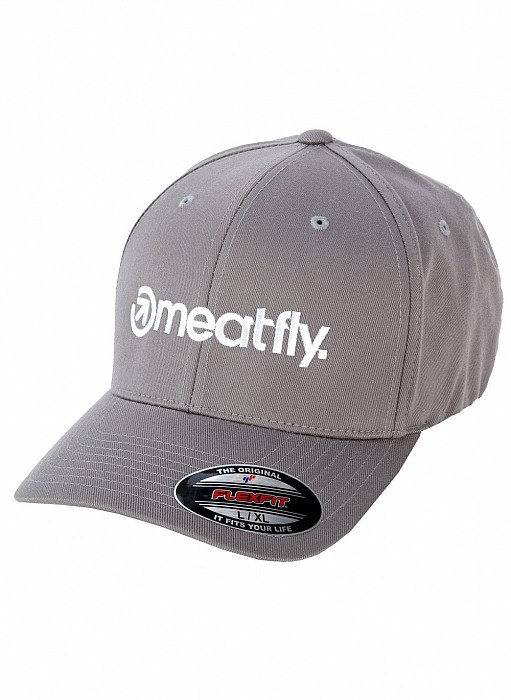 Kšiltovka MEATFLY BRAND FLEX FIT GREY