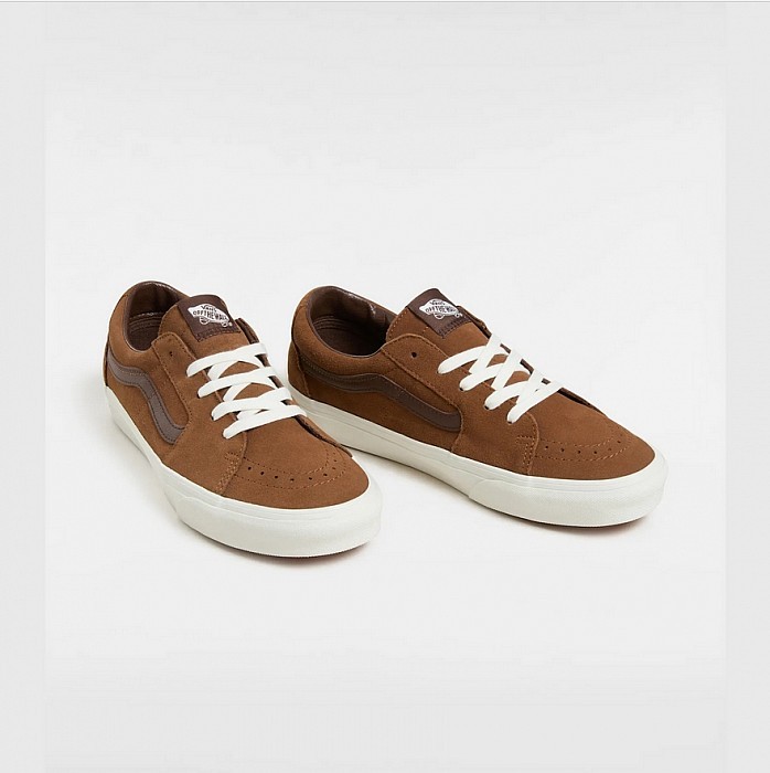Tenisky VANS SK8-LOW SUEDE BROWN