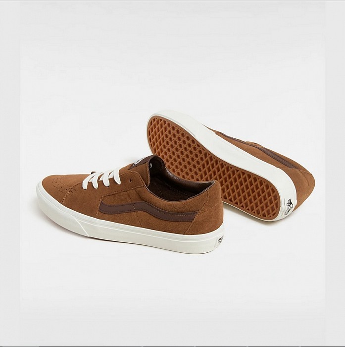 Tenisky VANS SK8-LOW SUEDE BROWN