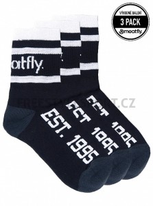 Ponožy MEATFLY LONG SOCKS BLACK