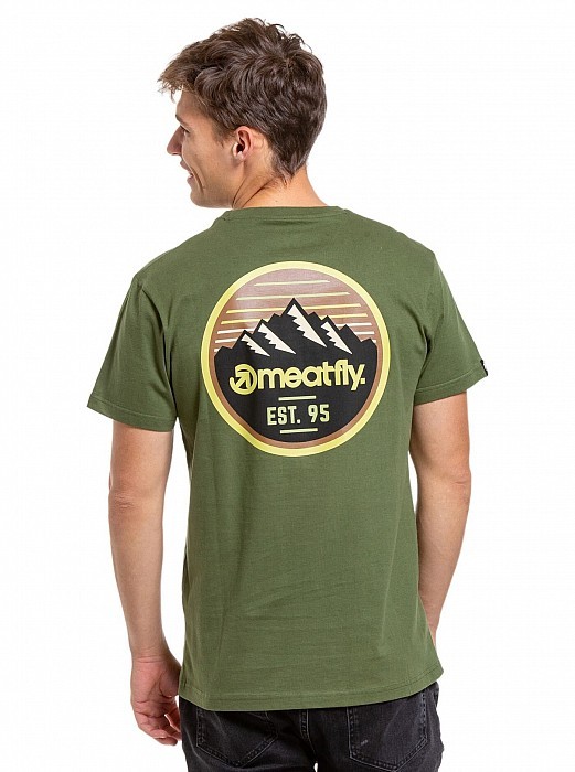Triko MEAT FLY PEAKY T-SHIRT OLIVE