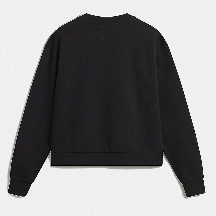 Mikina VANS W ESSENTIAL FT RLX CREW BLACK