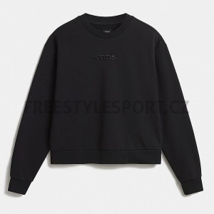 Mikina VANS W ESSENTIAL FT RLX CREW BLACK