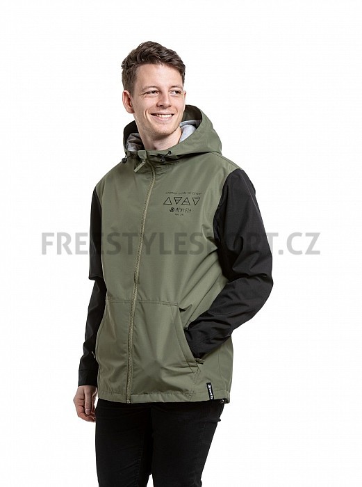 Pánská bunda MEATFLY FINN OLIVE/BLACK