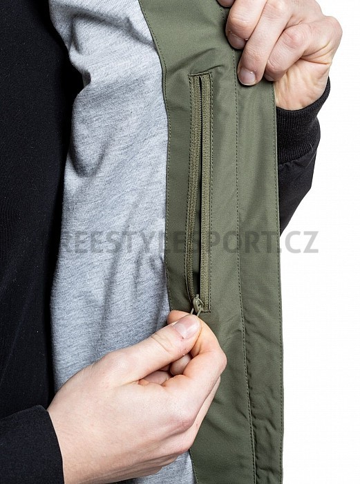 Pánská bunda MEATFLY FINN OLIVE/BLACK